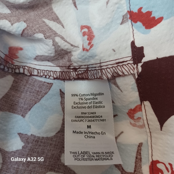 New Free Assembly Size M Floral Brown and White Dress - Picture 15 of 15